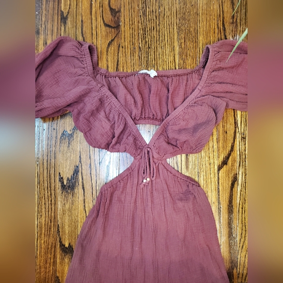 Anthropologie By Astr The Label Gauze Cut Out Jumpsuit - Picture 6 of 11